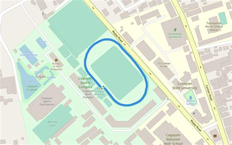 Cagayan Sports Complex Map .
